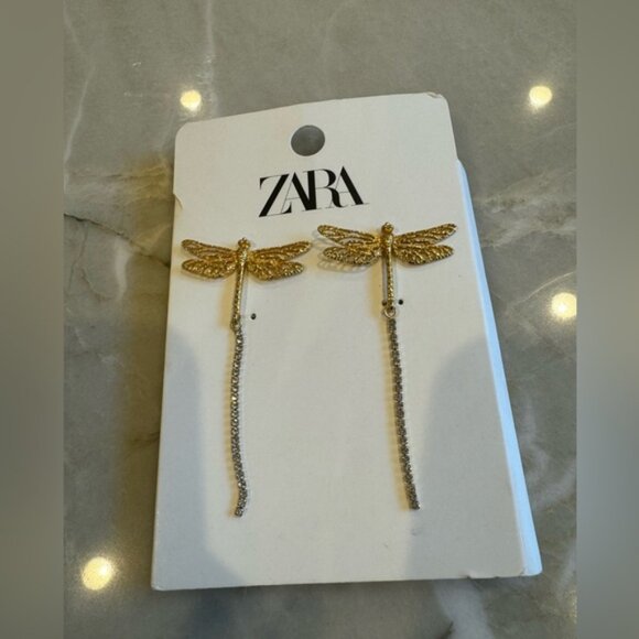 ZARA DRAGONFLY EARRINGS ✨🔥🔥❤️ - Picture 4 of 4